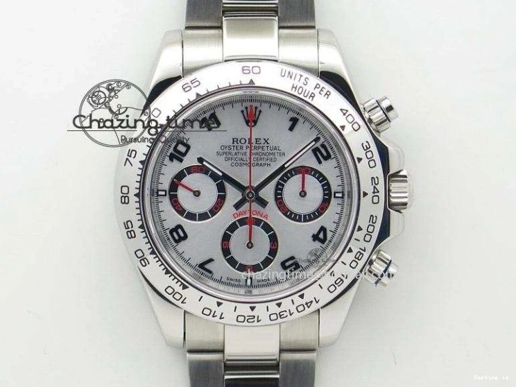 0109 OnTrend DayDate 40 RG JDF 904L Steel Silver Stick Dial on President Bracelet VR3255 V3 (Gain Weight) 1360